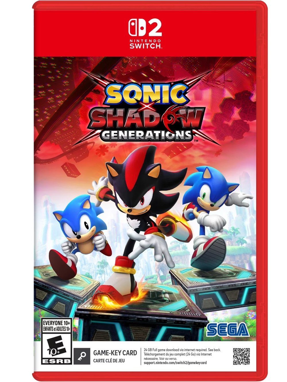 Sonic & Shadow Generations - Nintendo Switch (Red)